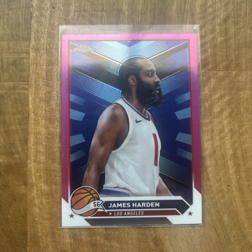 2023-2024 Topps Chrome - James Harden - Pink Refractor - Los Angeles Clippers 31