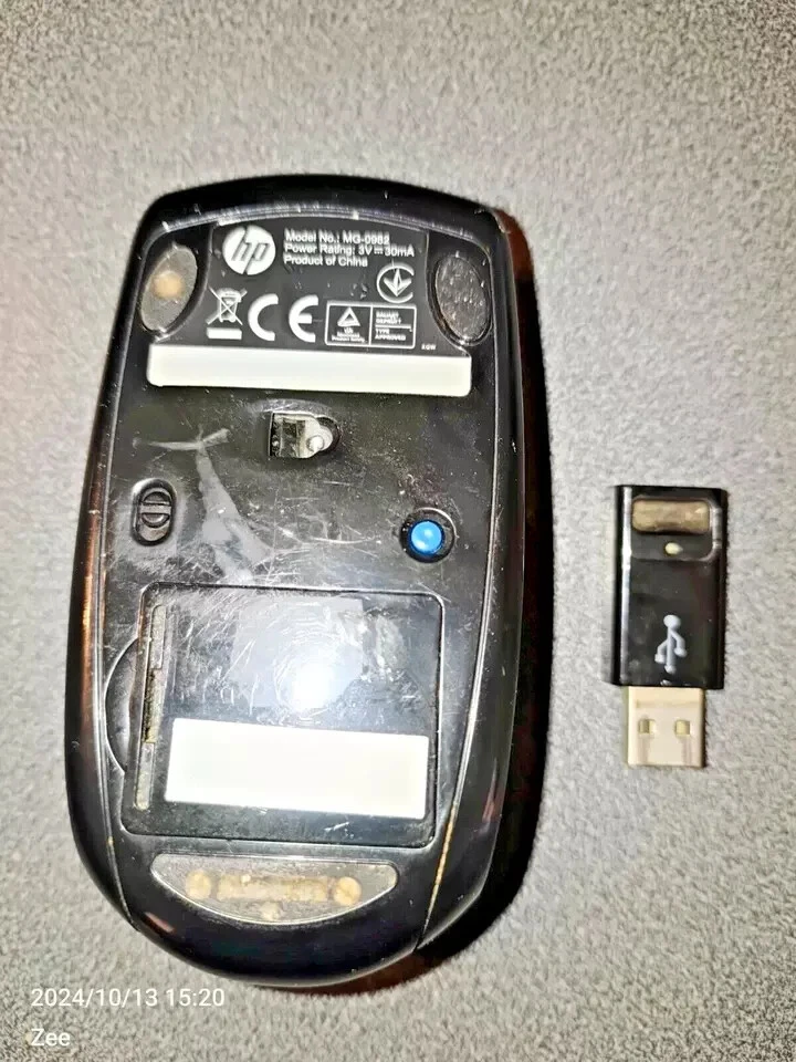 Original HP MG-0982 3V-30MA notebook desktop computer universal mouse - Image 2 of 4
