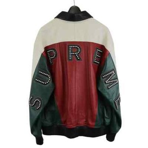 Supreme ARC LOGO LEATHER VARSITY JACKET 2004 AW お値下げ可