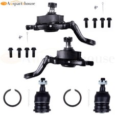 4x Front Upper Lower Ball Joints Suspension Kit For 04-07 Toyota Sequoia Tundra