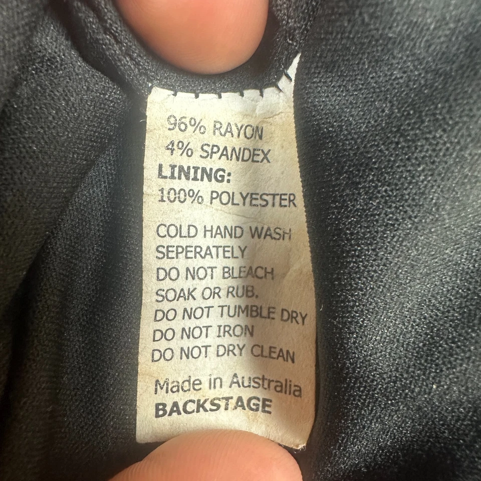 Vestido Backstage Mujer Extra Pequeño Negro Lentejuelas Brillante Mini Forrado Foto 4 de 4