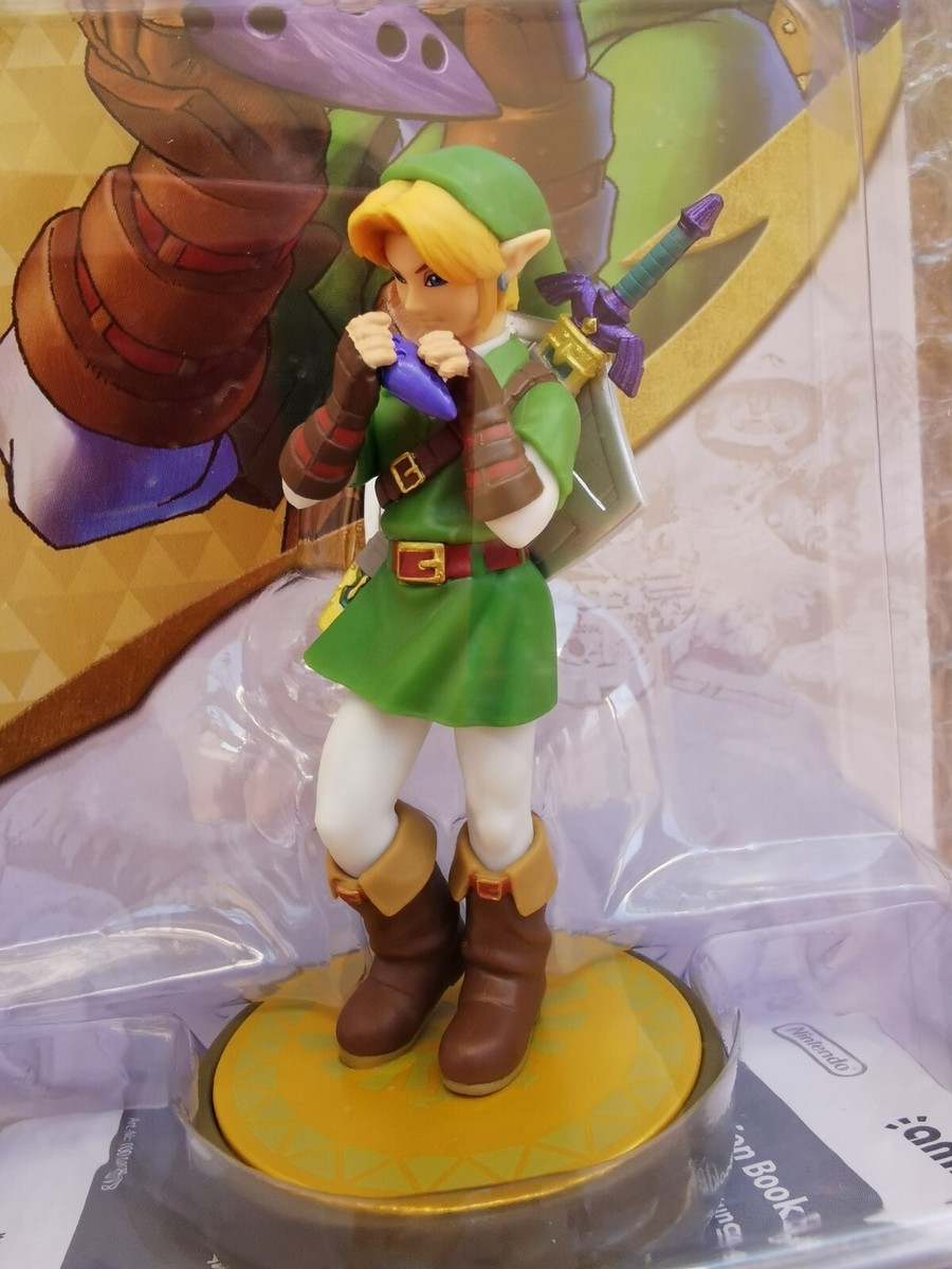 Nintendo Amiibo Link Ocarina of Time Legend of Zelda Figure FREE S