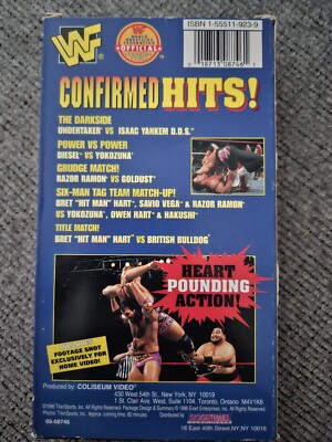 WWF: Confirmed Hits 96VHS, WWE, Coliseum Video, Hart, Razor