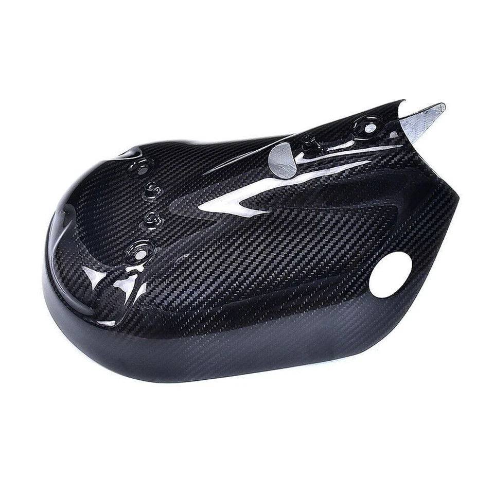 For Ducati 959/Panigale V2 20-2024 Carbon Fiber Exhaust Guard Cover Heat Shield - Imagem 3 de 4