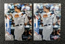 2020 Topps Series 1 Base #7 Aaron Judge + opening day baseball cards
