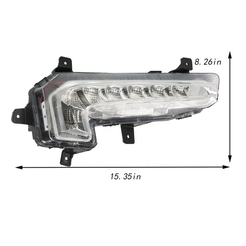 For 2016 2017 2018 Chevrolet Malibu Right Passenger RH Fog Light Lamp LED Bumper - Foto 6 di 9