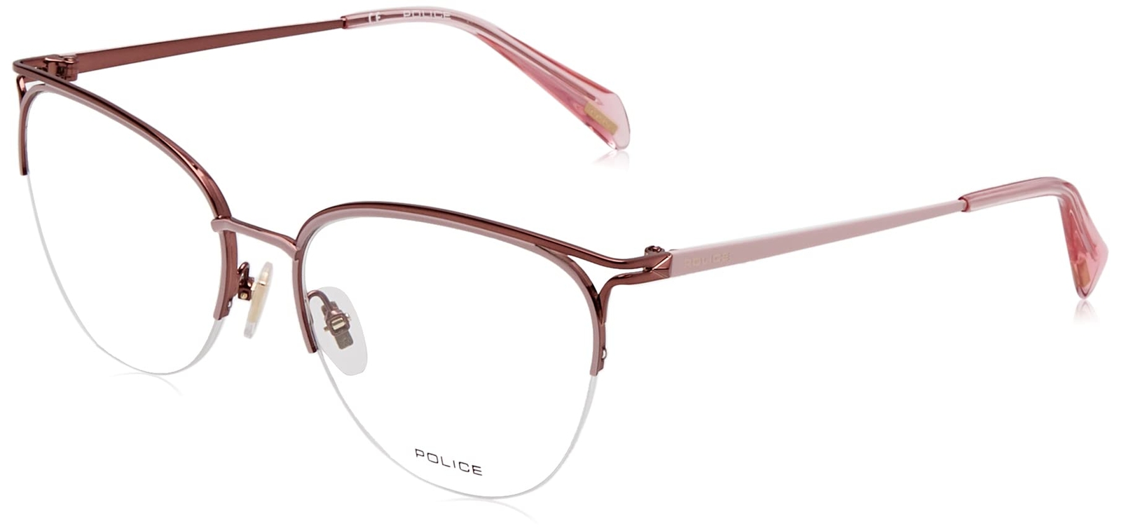 Ladies` Spectacle Frame Police Vplc32-550K96 + 55 Mm NUOVO