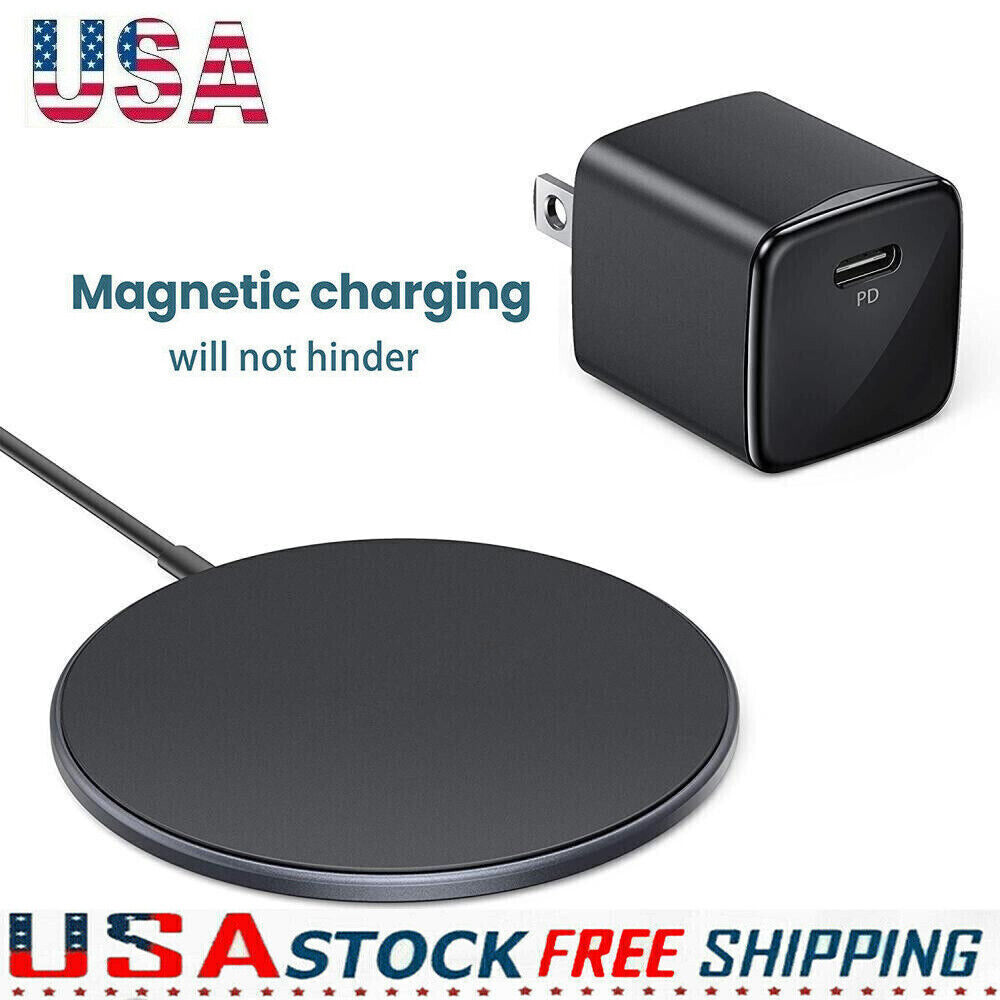 20W Magnetic Magsafe Fast Charging Charger Pad For iPhone 12 13 14 15 Pro Max US