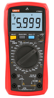 UT890D+ Digital Multimeter Strommessgerät 20A AC/DC V Ω HZ hFE AUTO RANGE NCV