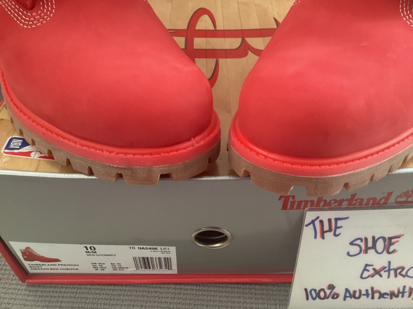 Timberland 6 Premium NBA Houston Rockets Boots Size 10 US image 7