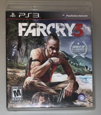 Far Cry 3 (Sony PlayStation 3, 2012) Complete With Manual.  Tested.