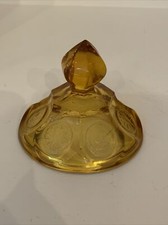 Vintage Fostoria Amber Glass Replacement Cand...