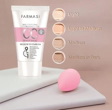 Farmasi CC Color Control Cream Foundation Cream 1.7 oz / 50 ml | Various Shades