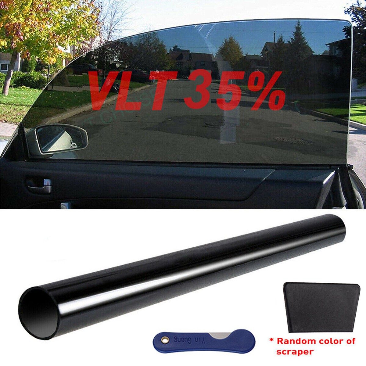 5 % Uncut 45x 50 Feet Window Tint Film 2 ply 10 yrs warranty 5 % Uncut 45x 50 Feet Window Tint Film 2 ply 10 yrs warranty