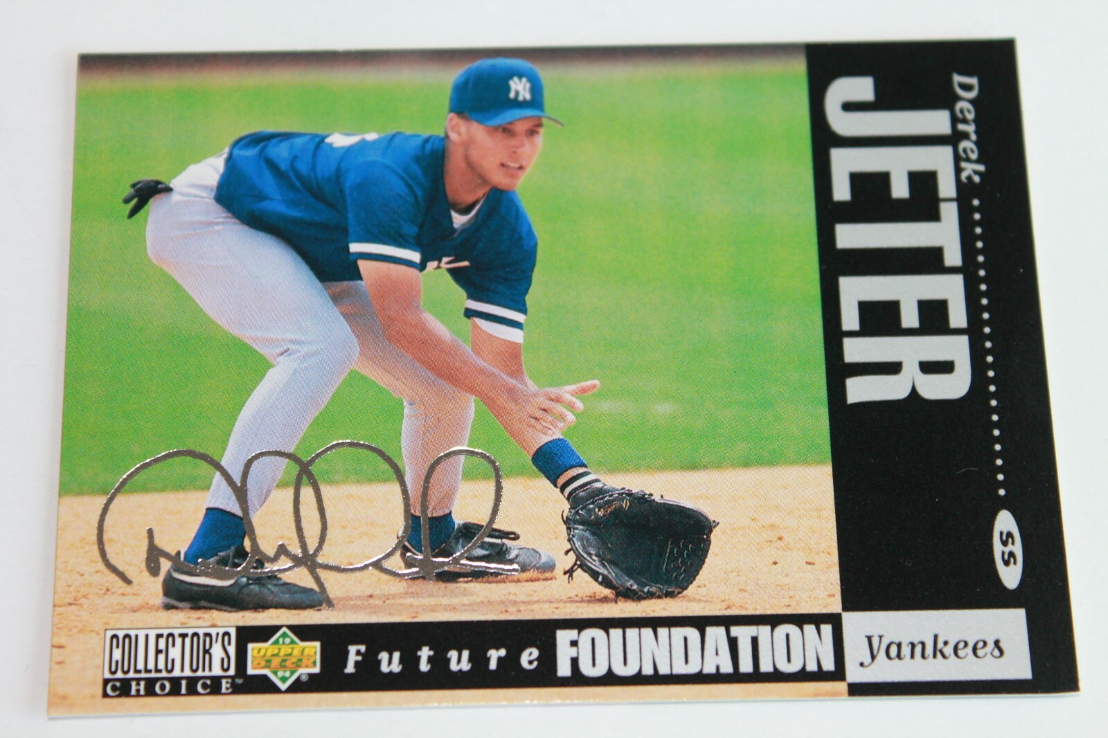 1994 Upper Deck Collectors Choice #644 Derek Jeter Silver Future Foundation Card