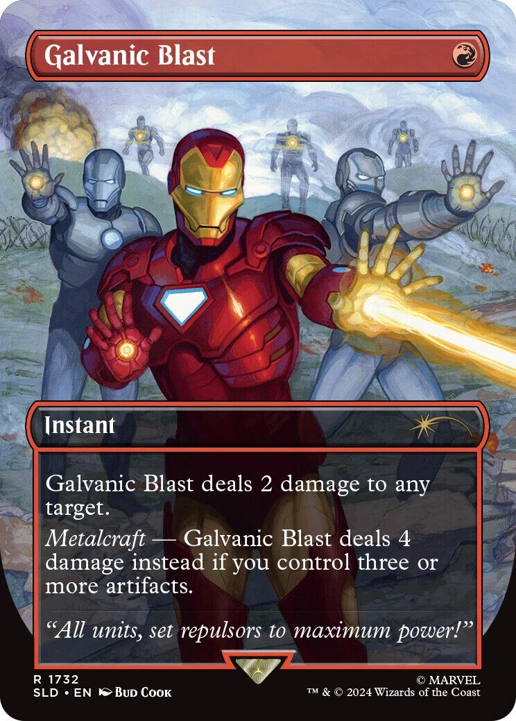 MTG Marvel Secret Lair Iron Man Foil Sealed Presale Ships MTG Marvel Secret Lair Iron Man Foil Sealed Presale Ships