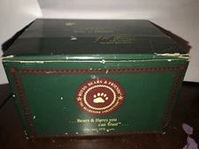 Boyds Bears Bearstone Emma Witchy Pumpkin Magic Candle Holder Figurine Halloween