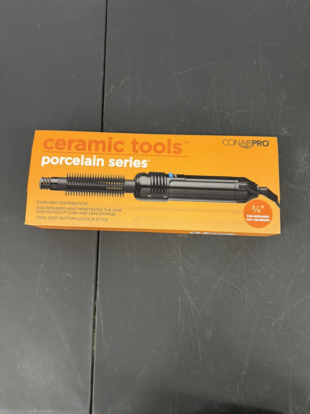 Conair Pro Ceramic Tools Porcelain Series FarInfrared Hot Air Brush 3/4 Inch eBay