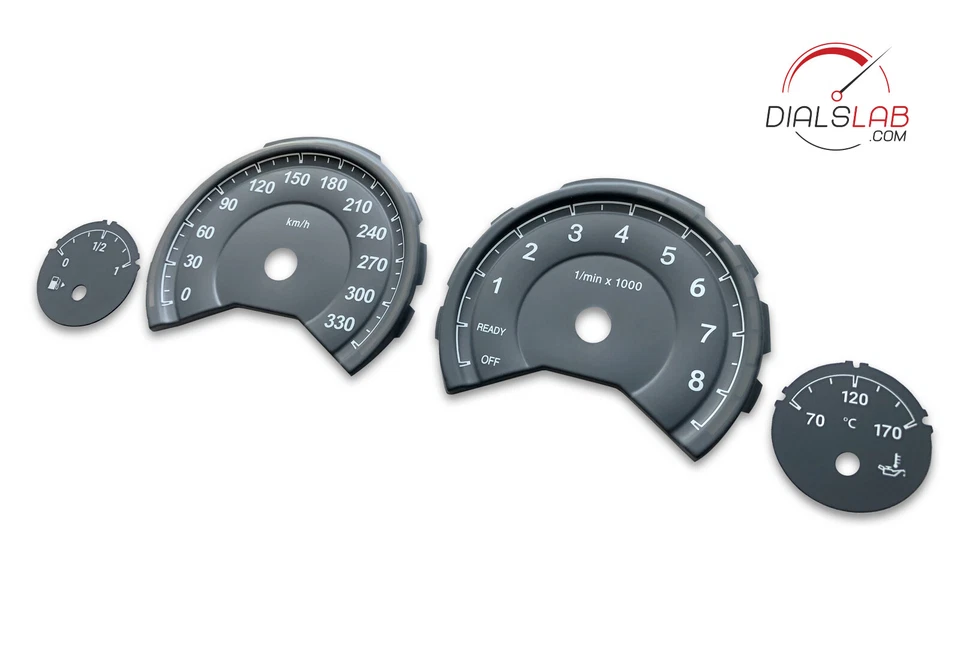 3D for BMW M3 M4 F80 F82 F83 - Speedometer Dials from MPH to Km/h Cluster Gauges - Image 2 of 4