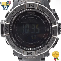 CASIO PRO TREK PRW-3510 Silver Bezel Tough Solar Triple Sensor Japan [Near Mint]