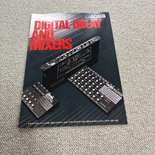 BOSS DIGITAL DELAY AND MIXERS CATALOG
