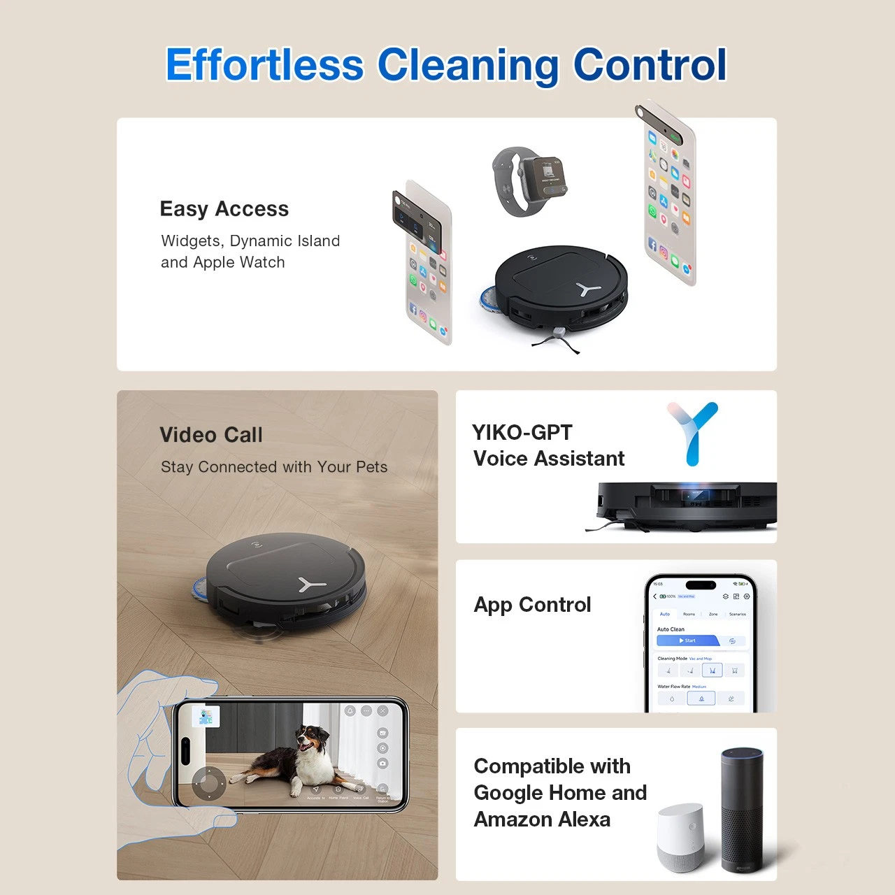 ECOVACS DEEBOT T50 PRO Omni Robot Vacuum and Mop 15000Pa - Certified Refurbished - product detail image 9