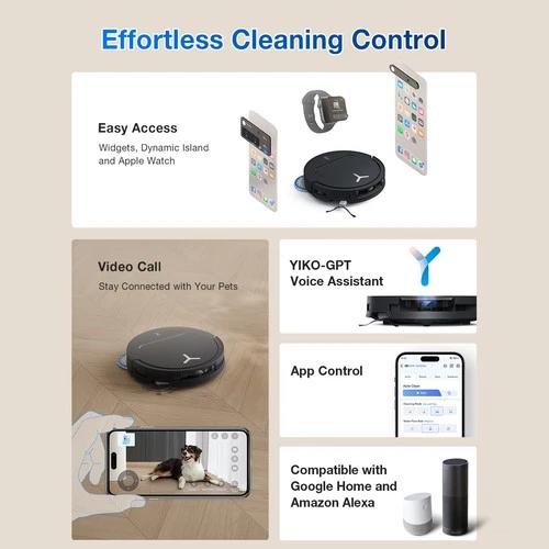 ECOVACS DEEBOT T50 PRO Omni Robot Vacuum and Mop 15000Pa - Certified Refurbished image 9