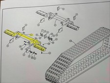 Rear Torsion Axle Assy  - Fits - ASV 4810 - May fit other models PN - 0307-006