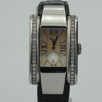 CHOPARD DAMEN UHR STAHL  8357 LA STRADA 24MM SCHÖN NEU FULL SET