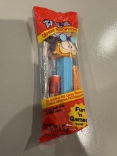 Vintage Garfield Pez Dispenser Airplane Pilot Factory Sealed 1990 Patent Number