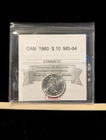 1960  Coin Mart  Graded Canadian,  10  Cent, **MS-64**.