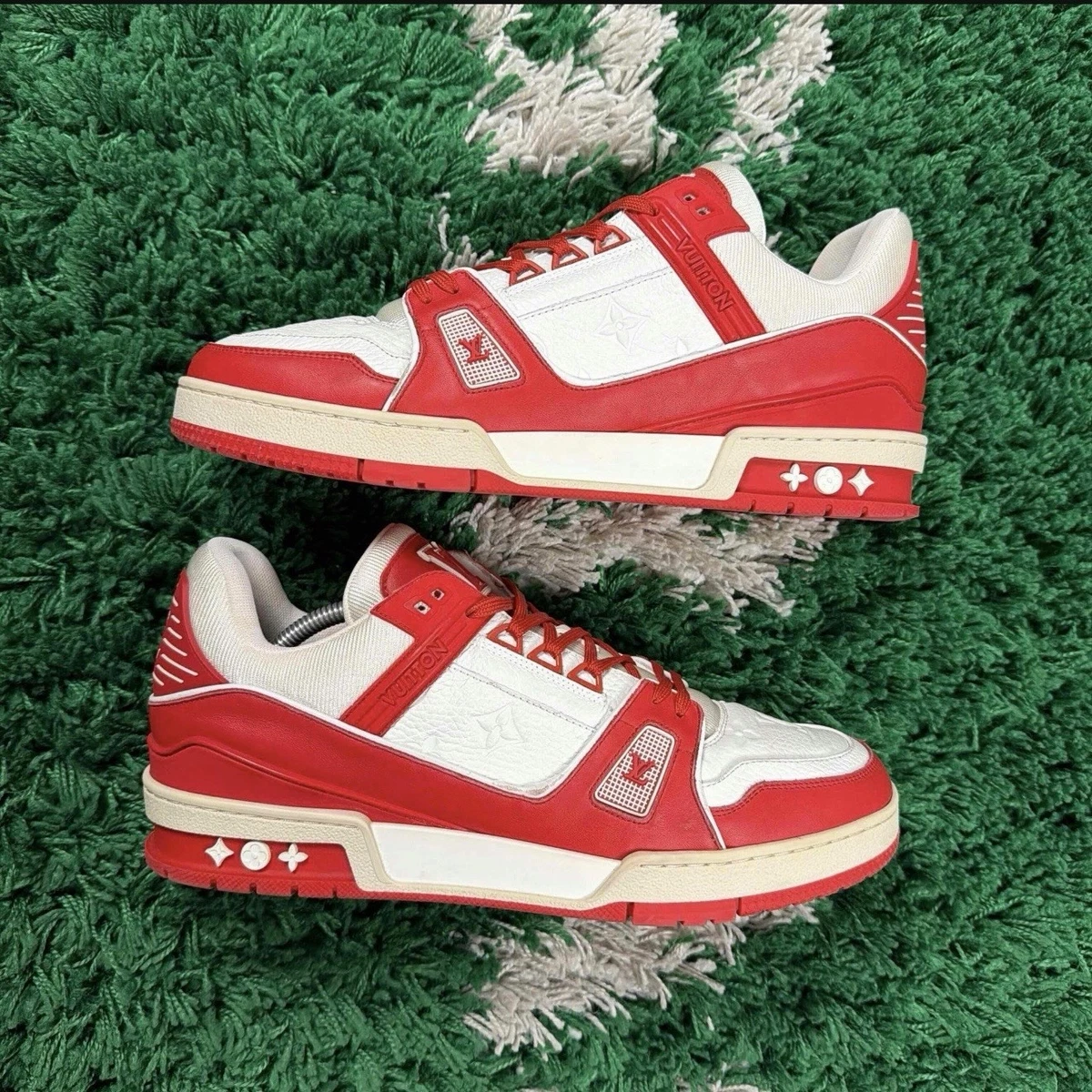 Product (RED) x Louis Vuitton Trainer Red for sale | eBay