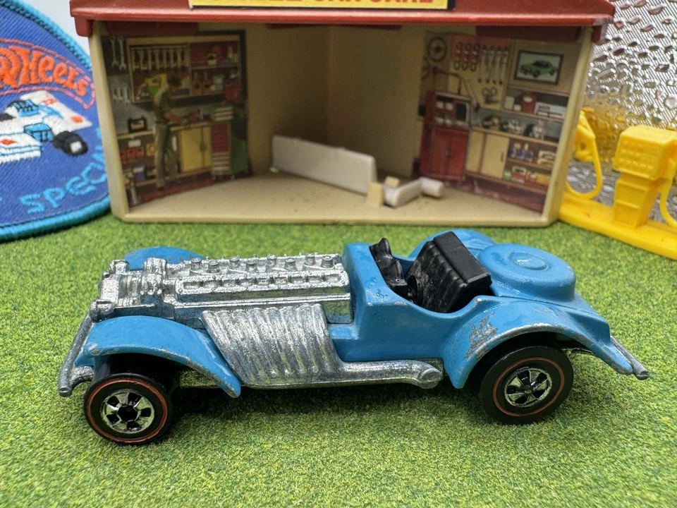 1973 Hot Wheels Redline Sweet 16 Enamel Light Blue Shell Promotion Redlines HK - Image 3 of 4