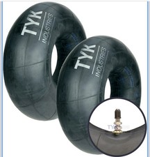 Two TYK 26x8R12, 26x8R12, 26x9R12 ATV UTV Inner Tubes with TR6 Metal Valve Stems