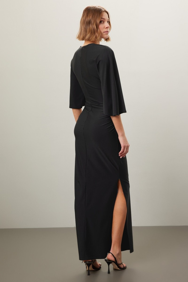suboo ivy maxi dress Suboo Ivy Maxi Dress Black Size M Minor Fabric Pull