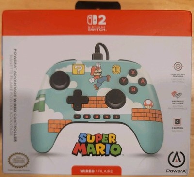 PowerA Advantage Wired Controller for Nintendo Switch 2 - Mario Time Officially