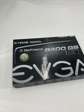 New Sealed EVGA NVIDIA GeForce 8400 GS 512MB / DDR3 512-P3-1300-KR 