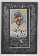 2020 Topps Allen & Ginter's X Framed Mini Black Frame 6/10 Anthony Kay Auto 4l6