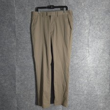 Michael Kors Chino Pants Mens 32x32 Khaki Flat Front Dress Casual Cotton Solid