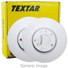 TEXTAR Front Brake Discs Pair Internally Vented 275mm Diameter For Toyota Celica