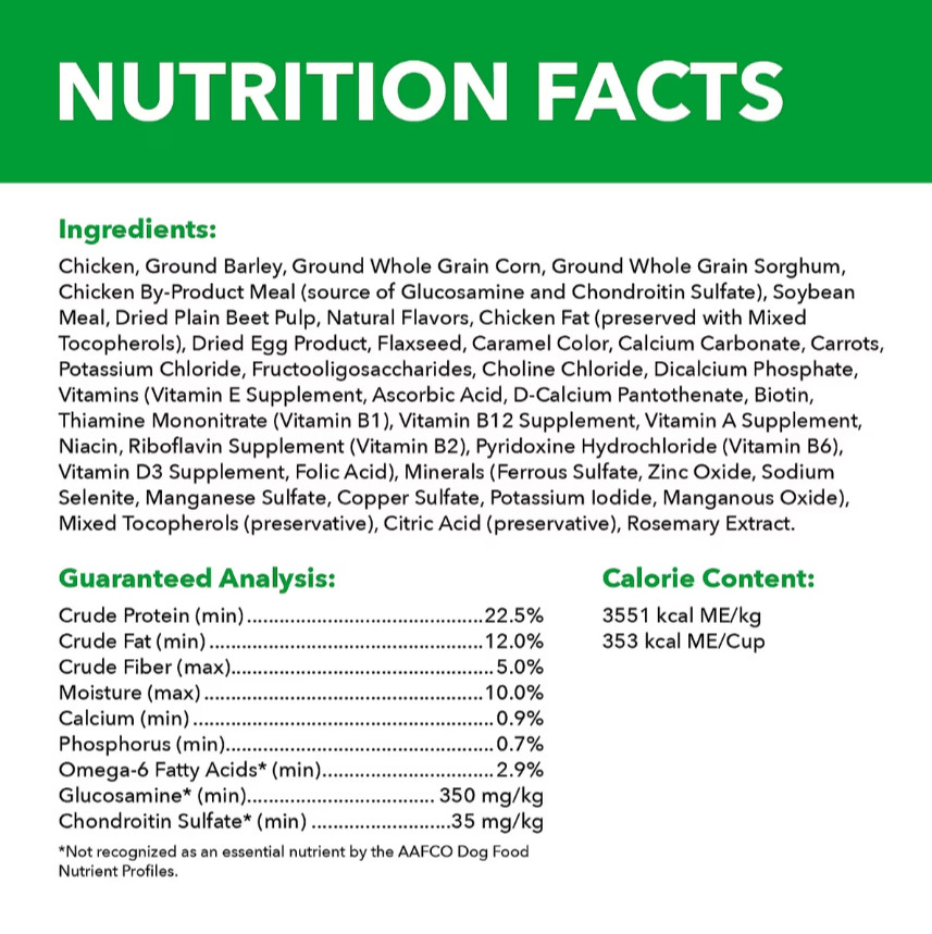 2 Packs, Iams Proactive Health Large Breed Adult Real Chicken Dry Dog Food 30lb