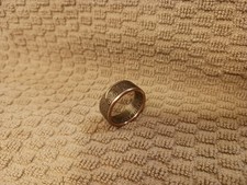 2002 Kennedy Half Dollars size 12  coin ring handmade mixed metals