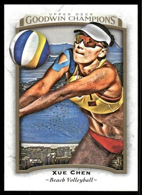 Xue Chen Beach Volleyball 2017 Upper Deck Goodwin Card #43 (NM)