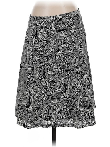 Jupe En Jean Stretch Jones NY Sport - Taille 12, Motif Reptile, Couleur Olive/brun/noir - Occasion Excellent état