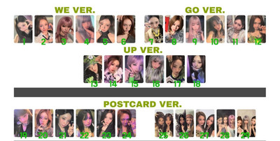BABYMON - WE GO UP Official BOOK / POST CARD / PATTERN /KEY RING PHOTOCARD KP...