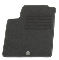 FußMatte Vorne Links FüR Kia Picanto 2004-2010 Autoteppich 100% Passform Schwarz