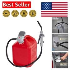 Multipurpose Electric Fuel Transfer Pump with 51  Hose for Cars  Motorcycles