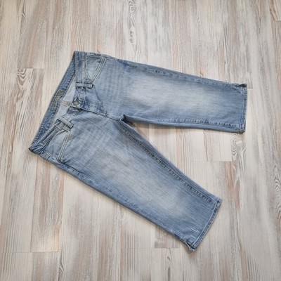 Jeans  Capri    AMERICAN EAGLE   Gr.8 REG (38)  Leicht Distressed  Stretch  TOP 