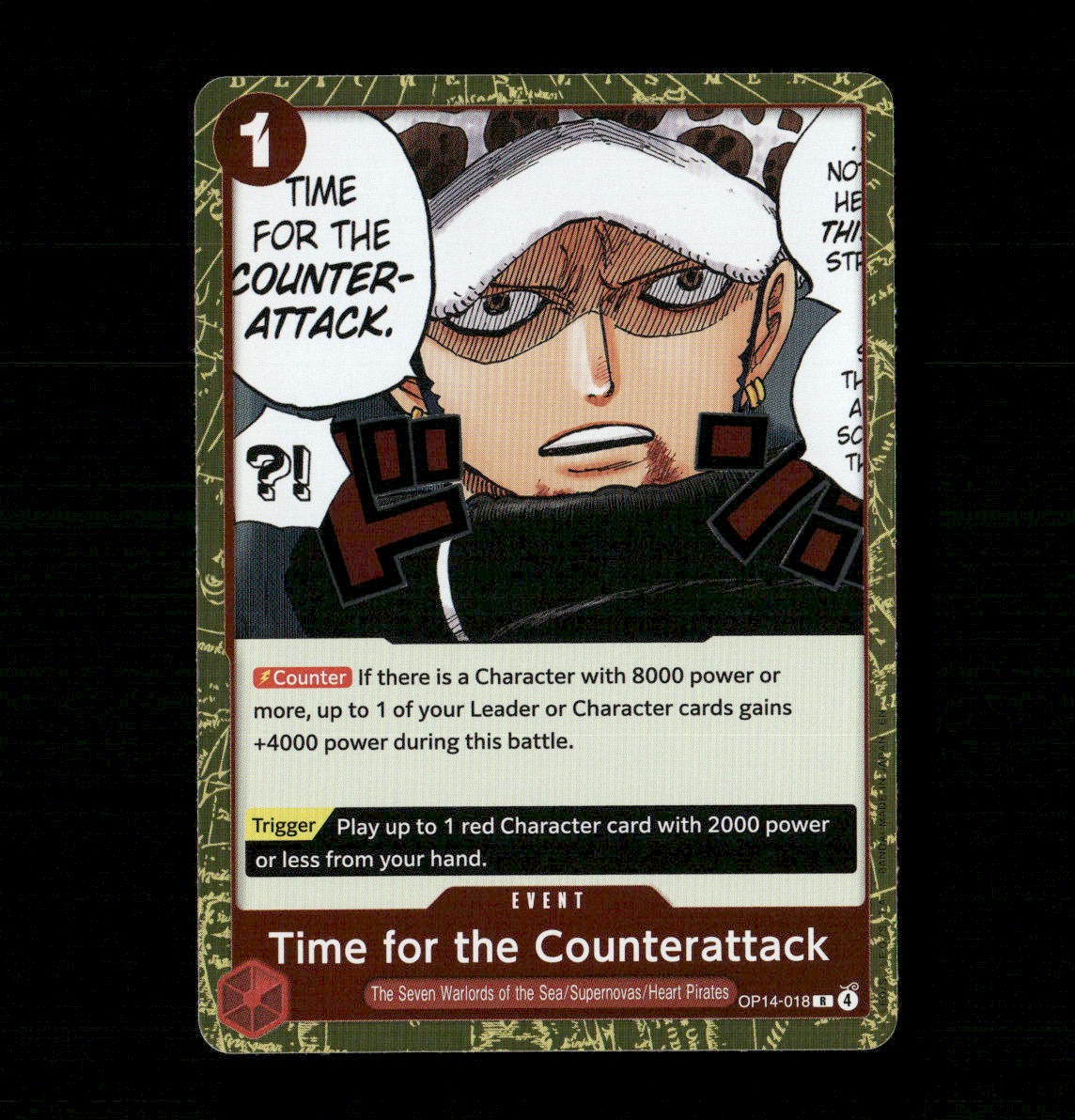 Time for the Counterattack OP14-018 One Piece Card Game EN - Near Mint