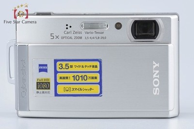Sony Cyber-Shot DSC-T300 Silver Digital Camera Used Slim Compact
